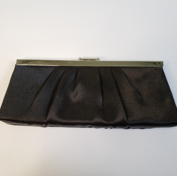 Jessica McClintock Handbags - Jessica McClintock Black Formal Clutch Bag